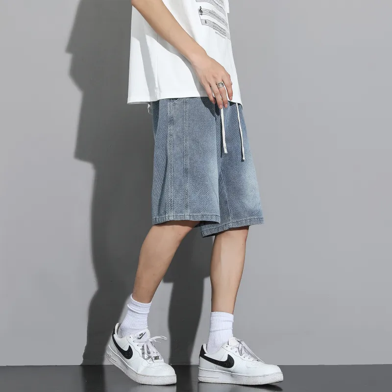 Fakeyoung Denim Shorts Unisex-2