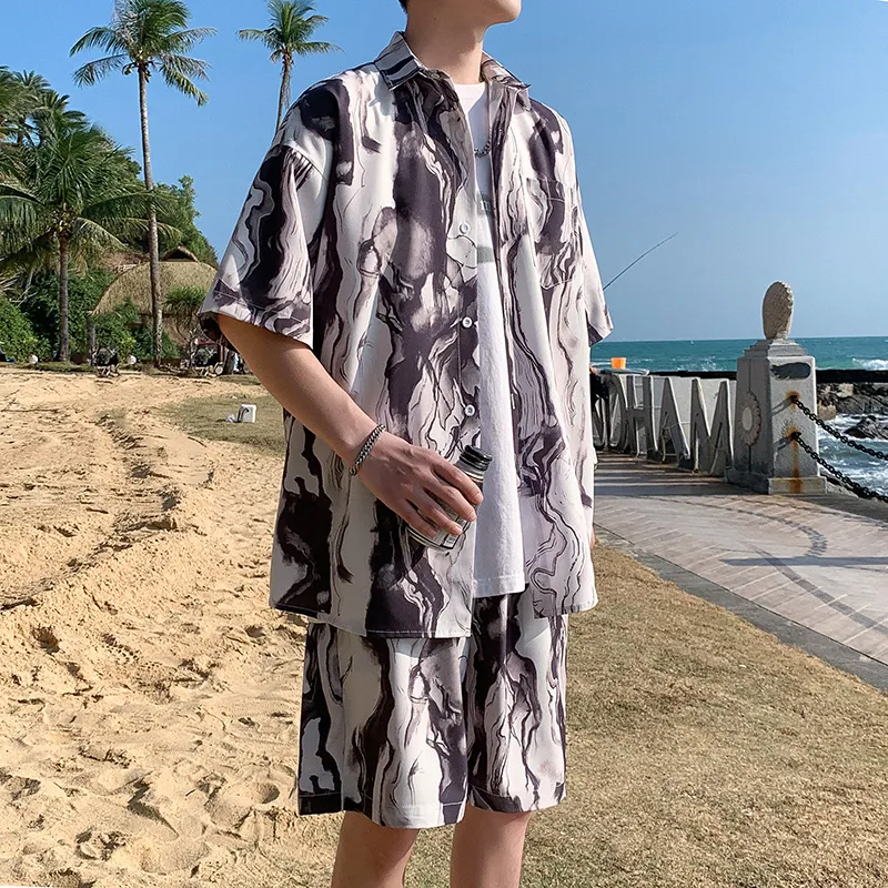Fakeyoung Shirt Matching Set Unisex-4
