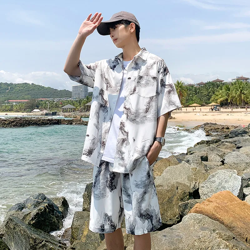 Fakeyoung Shirt Matching Set Unisex-2