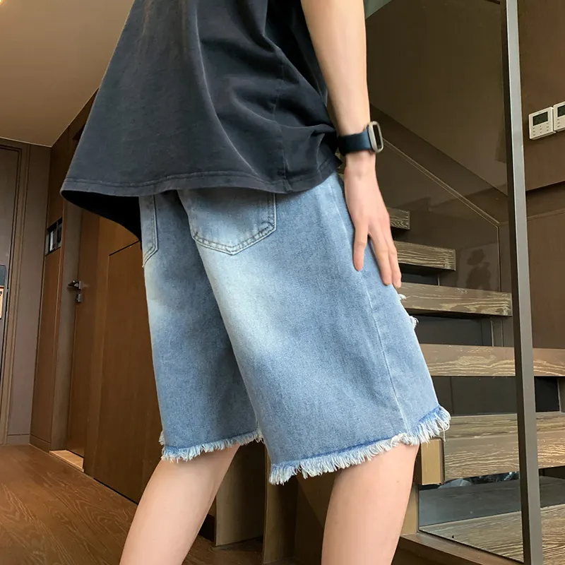 Fakeyoung Denim Shorts Unisex-10