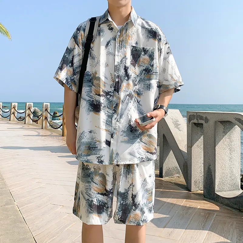 Fakeyoung Shirt Matching Set Unisex-16