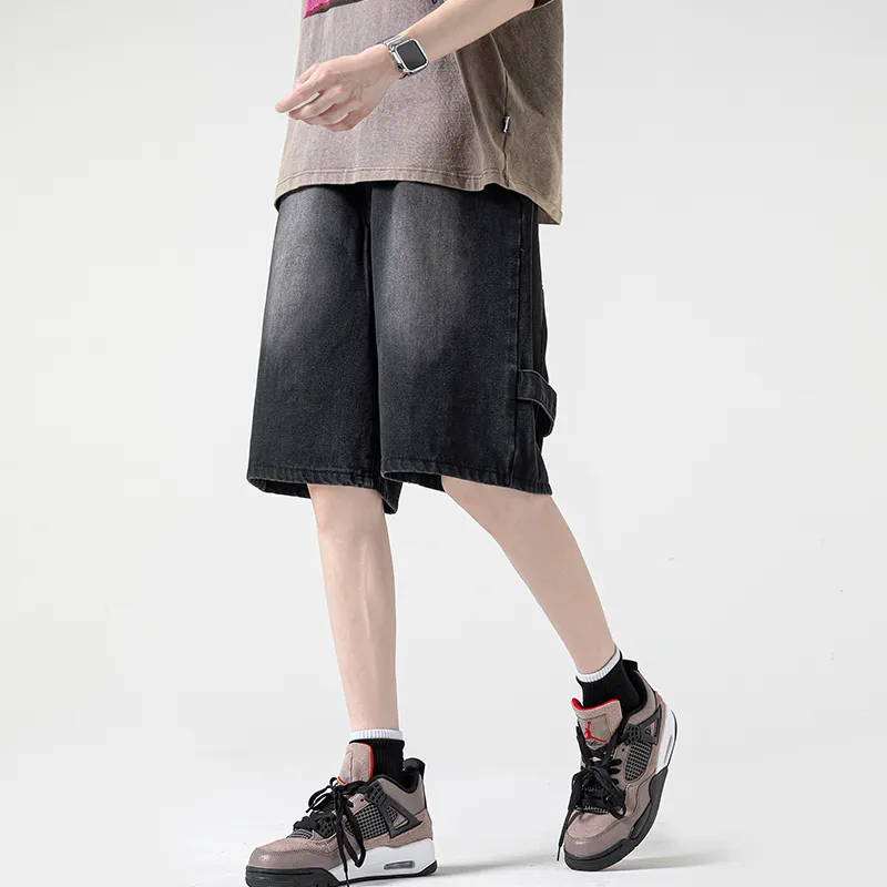 Fakeyoung Denim Shorts Unisex-3