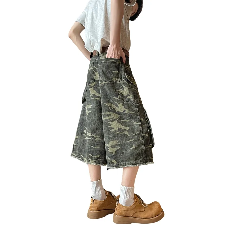 Fakeyoung Casual Shorts Unisex Camouflage-1