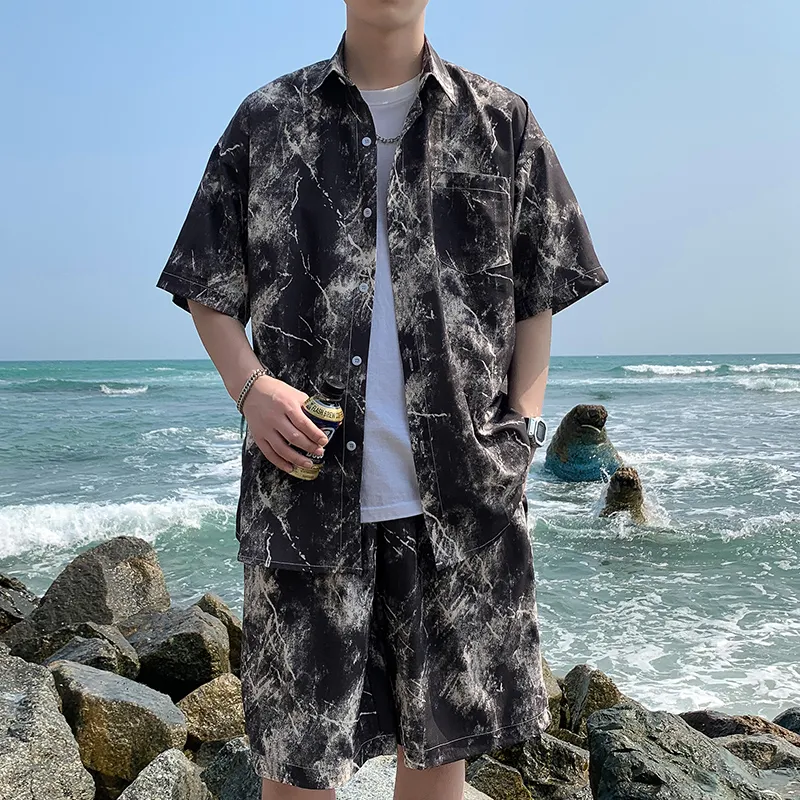 Fakeyoung Shirt Matching Set Unisex-2