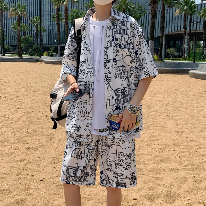 Fakeyoung Shirt Matching Set Unisex-3