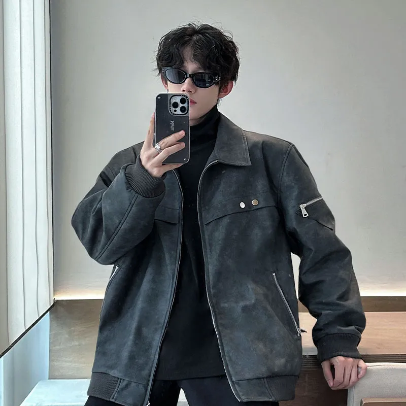 Fakeyoung Leather Jacket Unisex-3