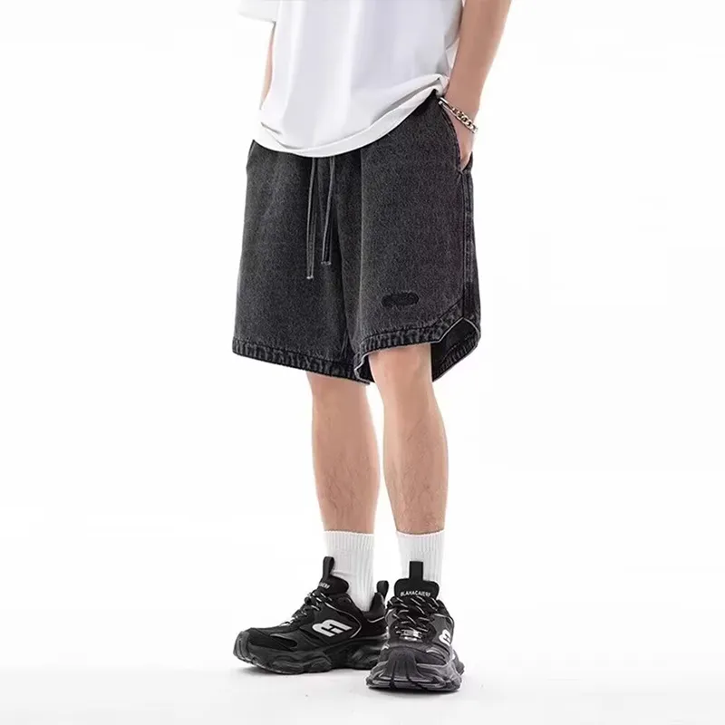 Fakeyoung Denim Shorts Unisex-9