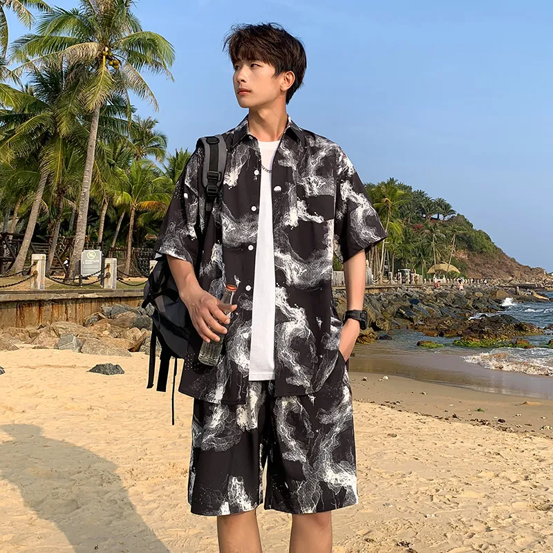 Fakeyoung Shirt Matching Set Unisex-8