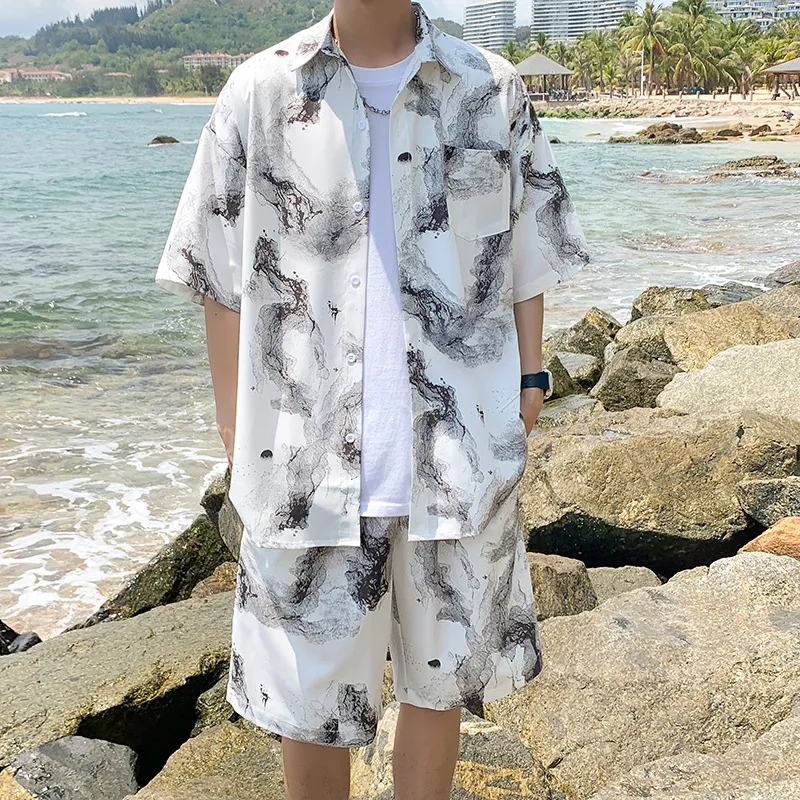 Fakeyoung Shirt Matching Set Unisex-3