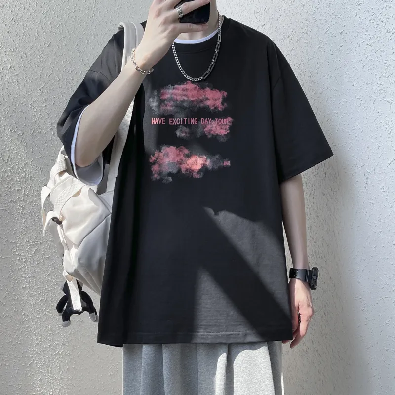 Fakeyoung Short Sleeved T Shirts Unisex-5