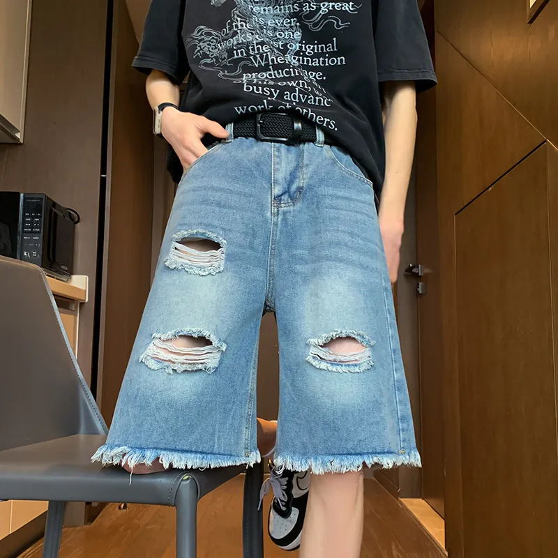 Fakeyoung Denim Shorts Unisex-8