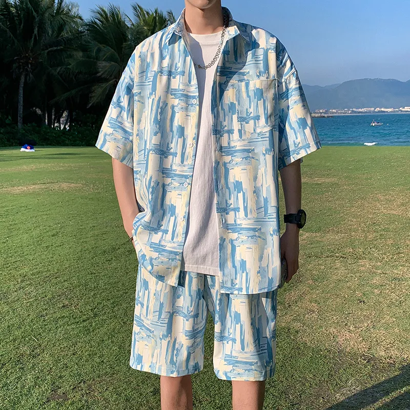 Fakeyoung Shirt Matching Set Unisex-4