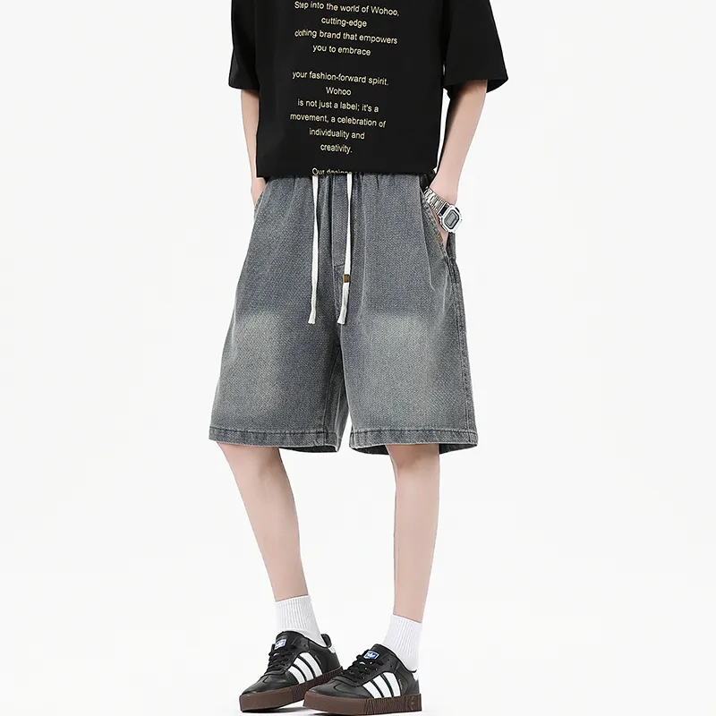 Fakeyoung Denim Shorts Unisex-9