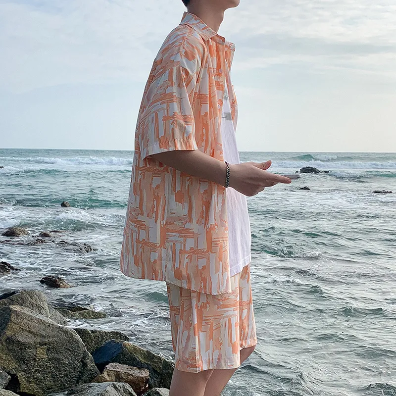 Fakeyoung Shirt Matching Set Unisex-11
