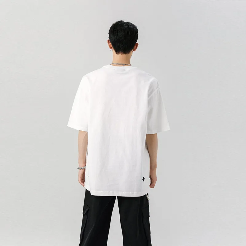TESTUNG Classic T Shirt Unisex Pure White Color-9