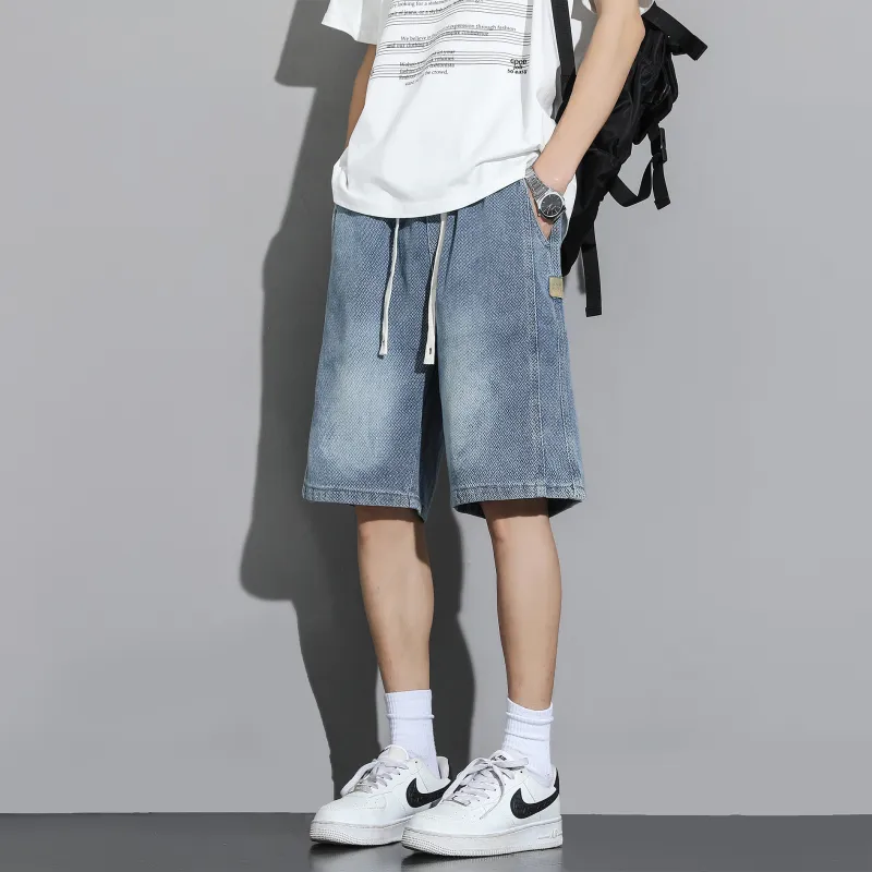 Fakeyoung Denim Shorts Unisex-3