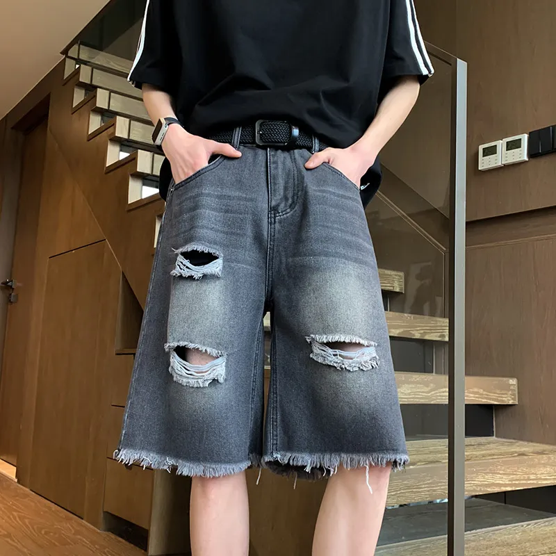 Fakeyoung Denim Shorts Unisex-2