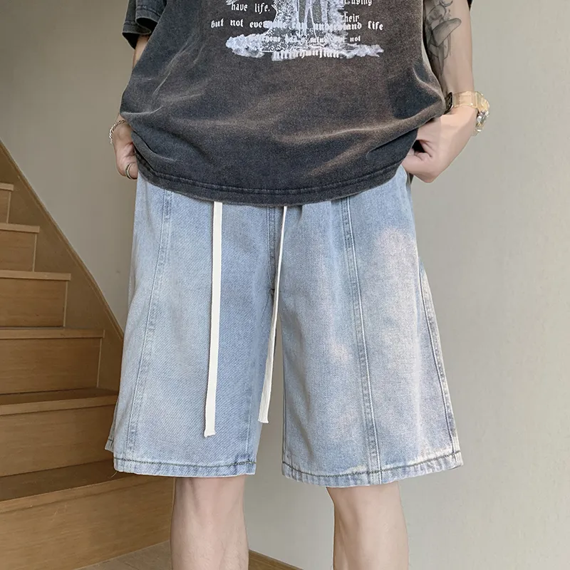 Fakeyoung Denim Shorts Unisex-2