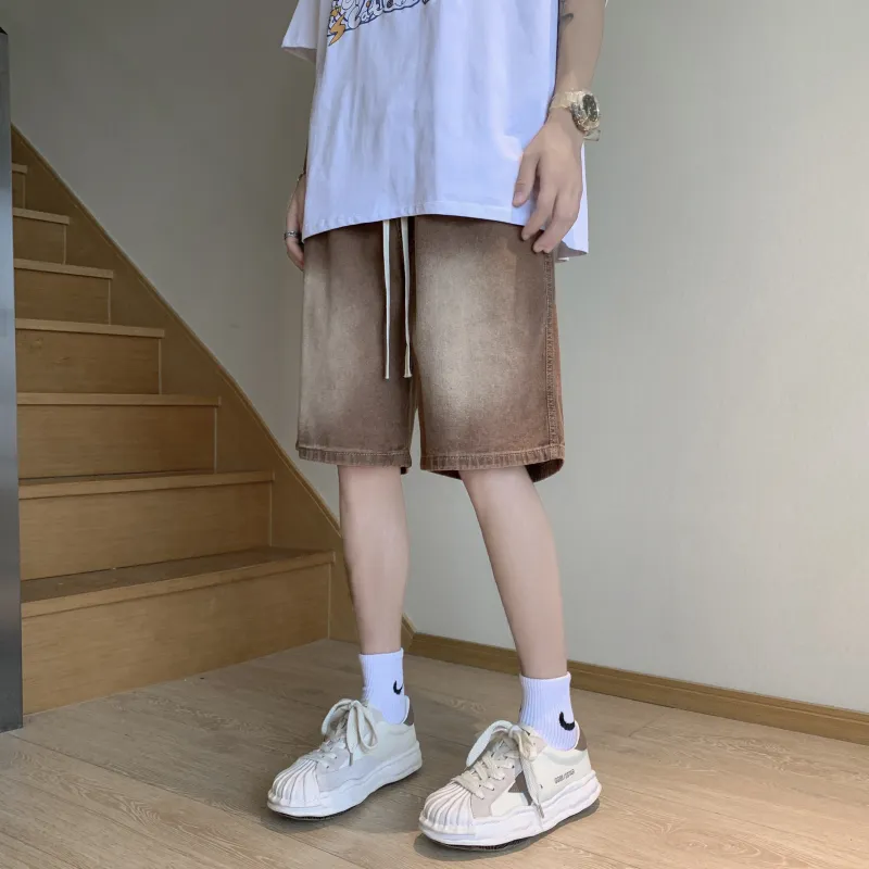 Fakeyoung Denim Shorts Unisex-9