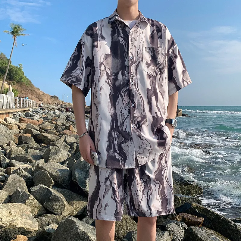 Fakeyoung Shirt Matching Set Unisex-5