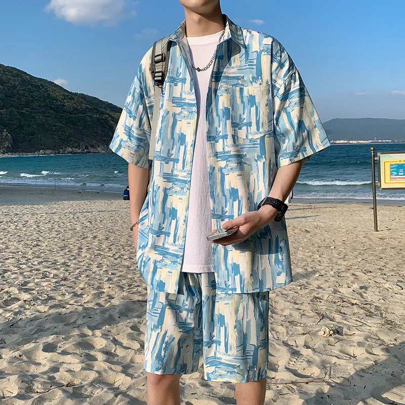 Fakeyoung Shirt Matching Set Unisex-3