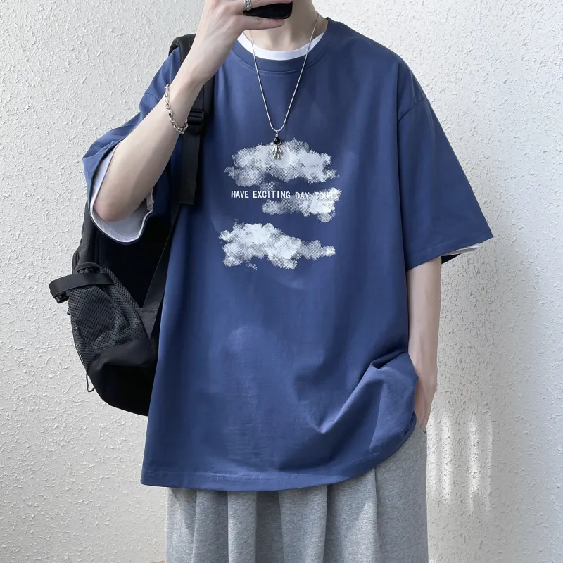 Fakeyoung Short Sleeved T Shirts Unisex-13