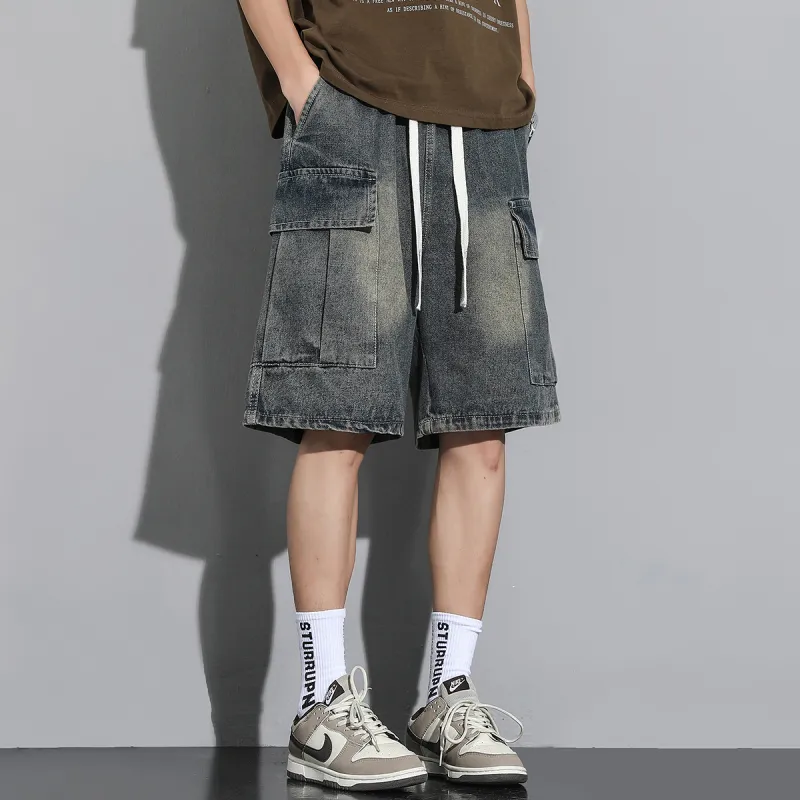 Fakeyoung Denim Shorts Unisex-6