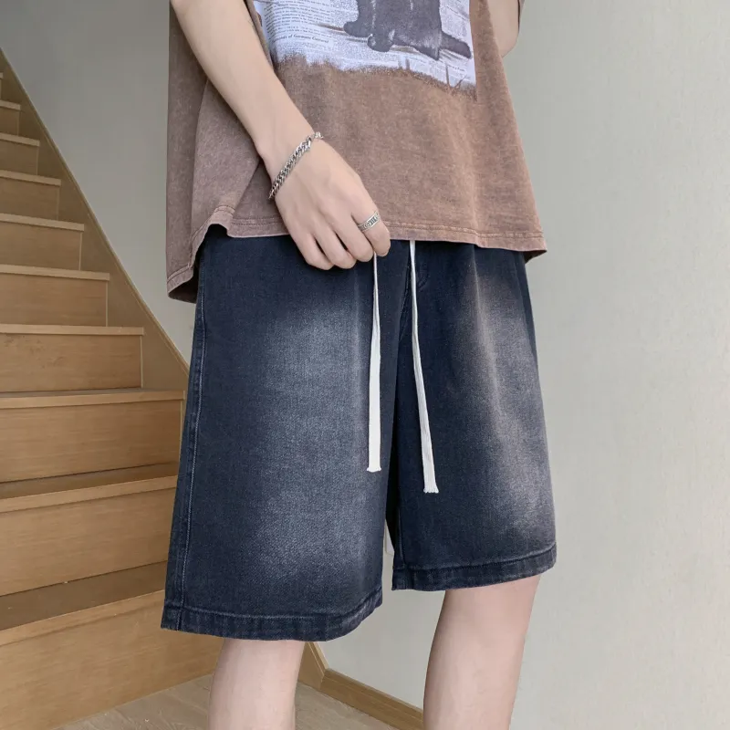 Fakeyoung Denim Shorts Unisex-6