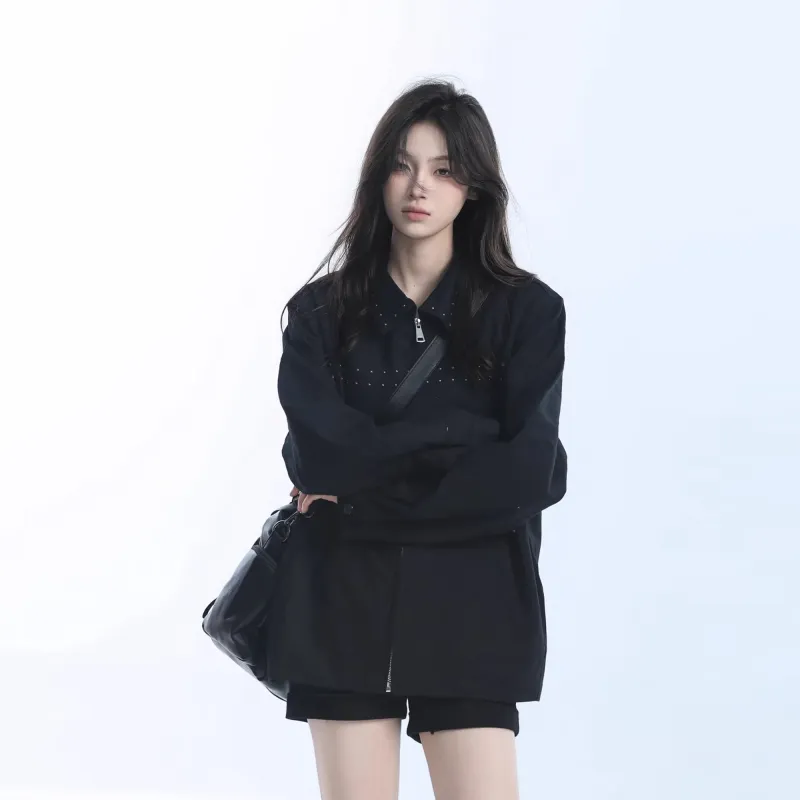 Fakeyoung Jackets Coats Unisex Black-2