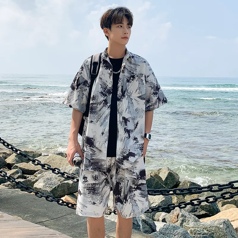 Fakeyoung Shirt Matching Set Unisex-8