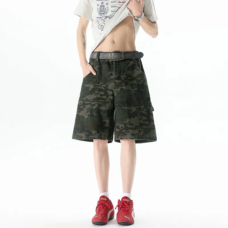 Fakeyoung Denim Shorts Unisex-1
