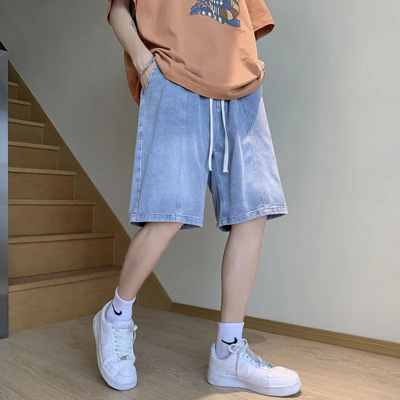 Fakeyoung Denim Shorts Unisex-12