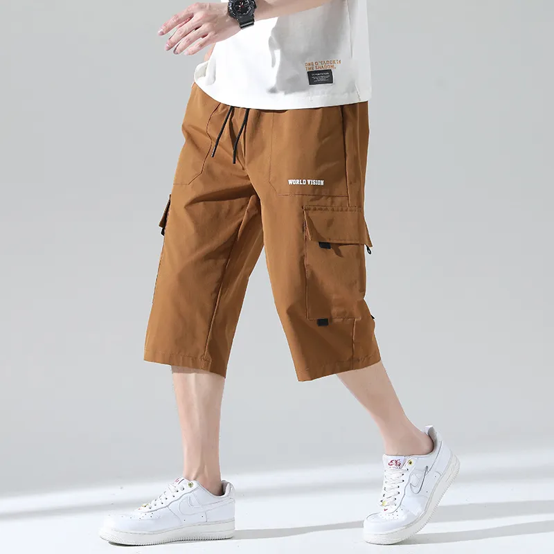 Fakeyoung Casual Capri Shorts Unisex-10