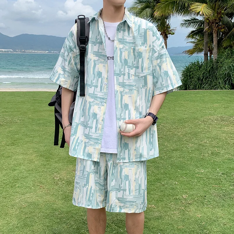 Fakeyoung Shirt Matching Set Unisex-14
