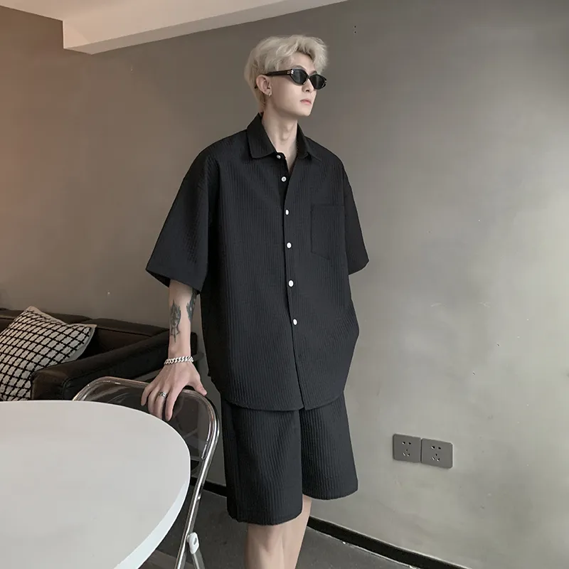 Fakeyoung Shirt Matching Set Unisex-2