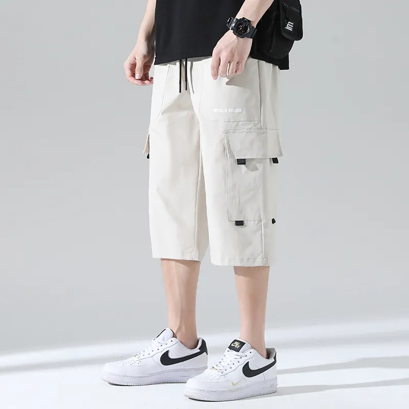 Fakeyoung Casual Capri Shorts Unisex-6