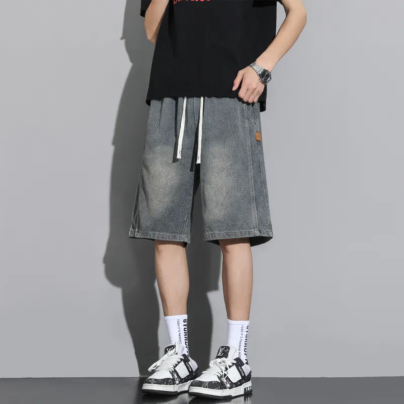 Fakeyoung Denim Shorts Unisex-7