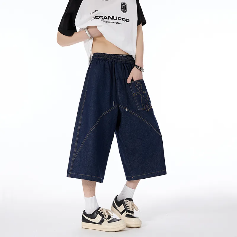 Fakeyoung Denim Shorts Unisex-6