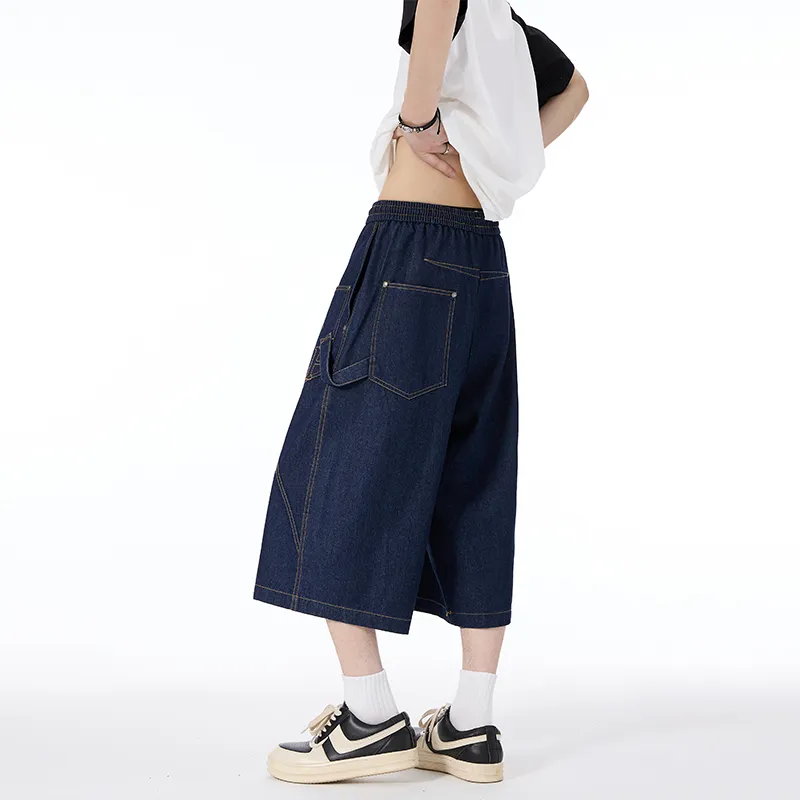 Fakeyoung Denim Shorts Unisex-7