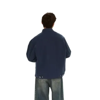 Fakeyoung Jackets Coats Unisex Navy Blue