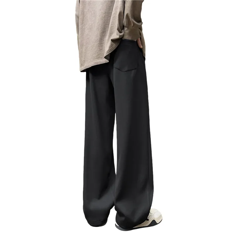 Fakeyoung Casual Pants Unisex Black-1