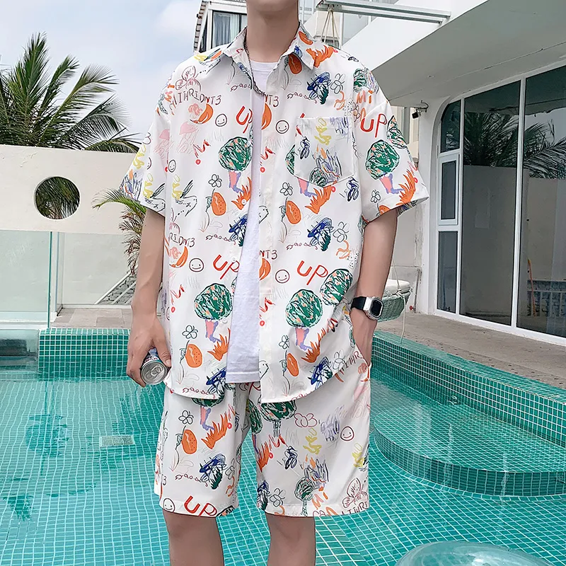 Fakeyoung Shirt Matching Set Unisex-2