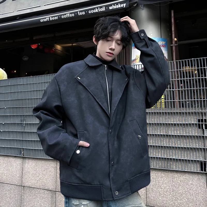 Fakeyoung Leather Jacket Unisex-2