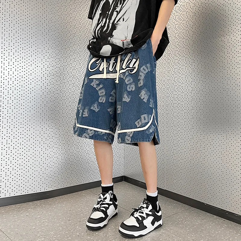 TESTUNG Classic Denim Shorts Unisex-11