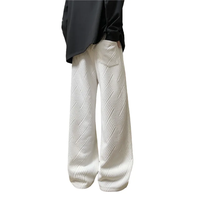 Fakeyoung Casual Pants Unisex White-2