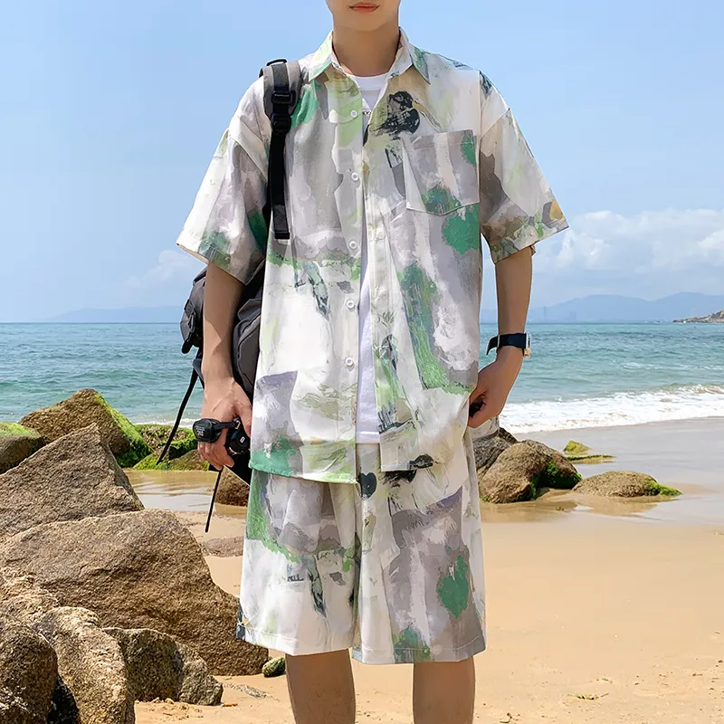 Fakeyoung Shirt Matching Set Unisex-3