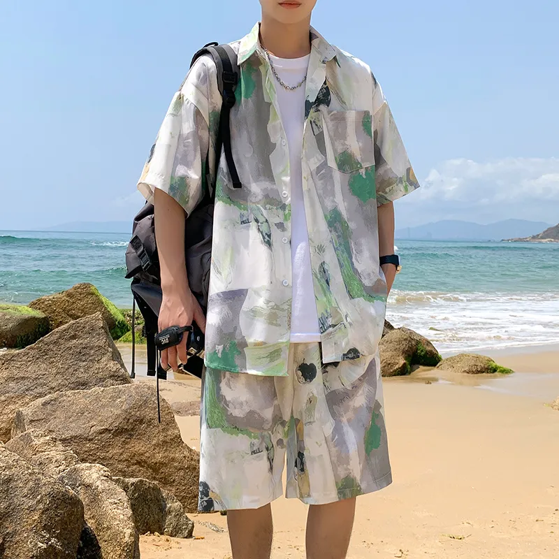 Fakeyoung Shirt Matching Set Unisex-4