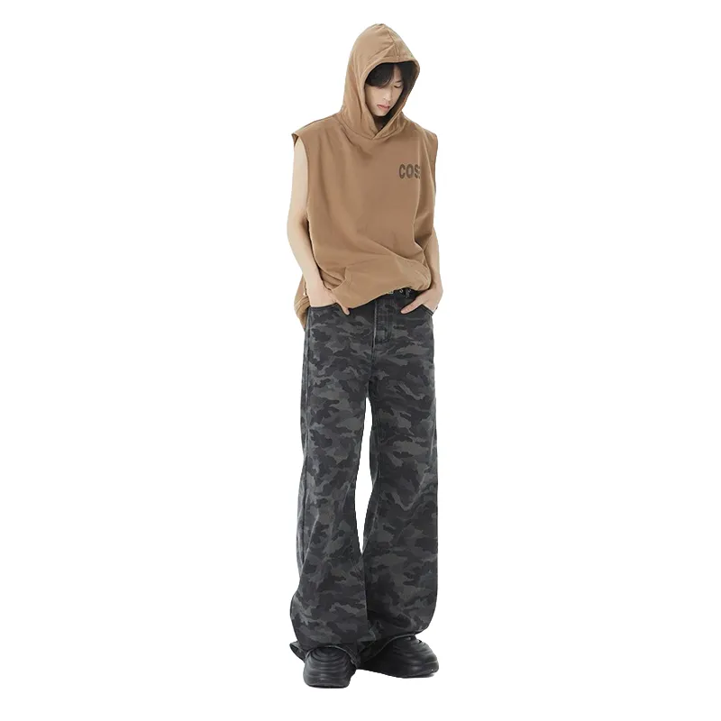 Fakeyoung Cargo Pants Unisex Camouflage-1