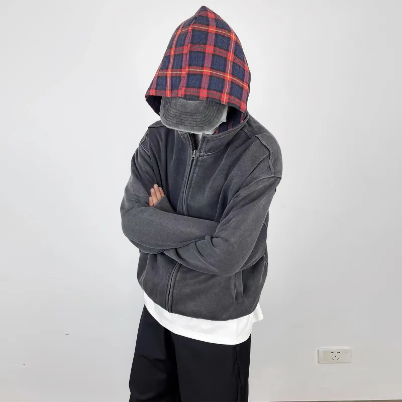 Fakeyoung Sweatshirt Unisex Black Gray Color-2