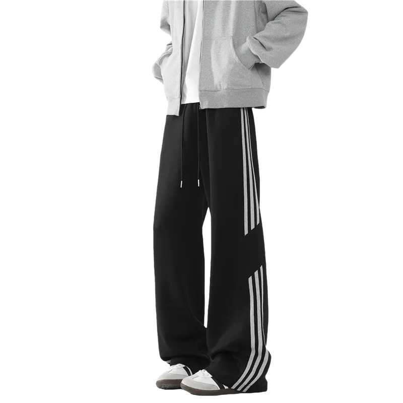 Fakeyoung Casual Pants Unisex White Heather Gray-5